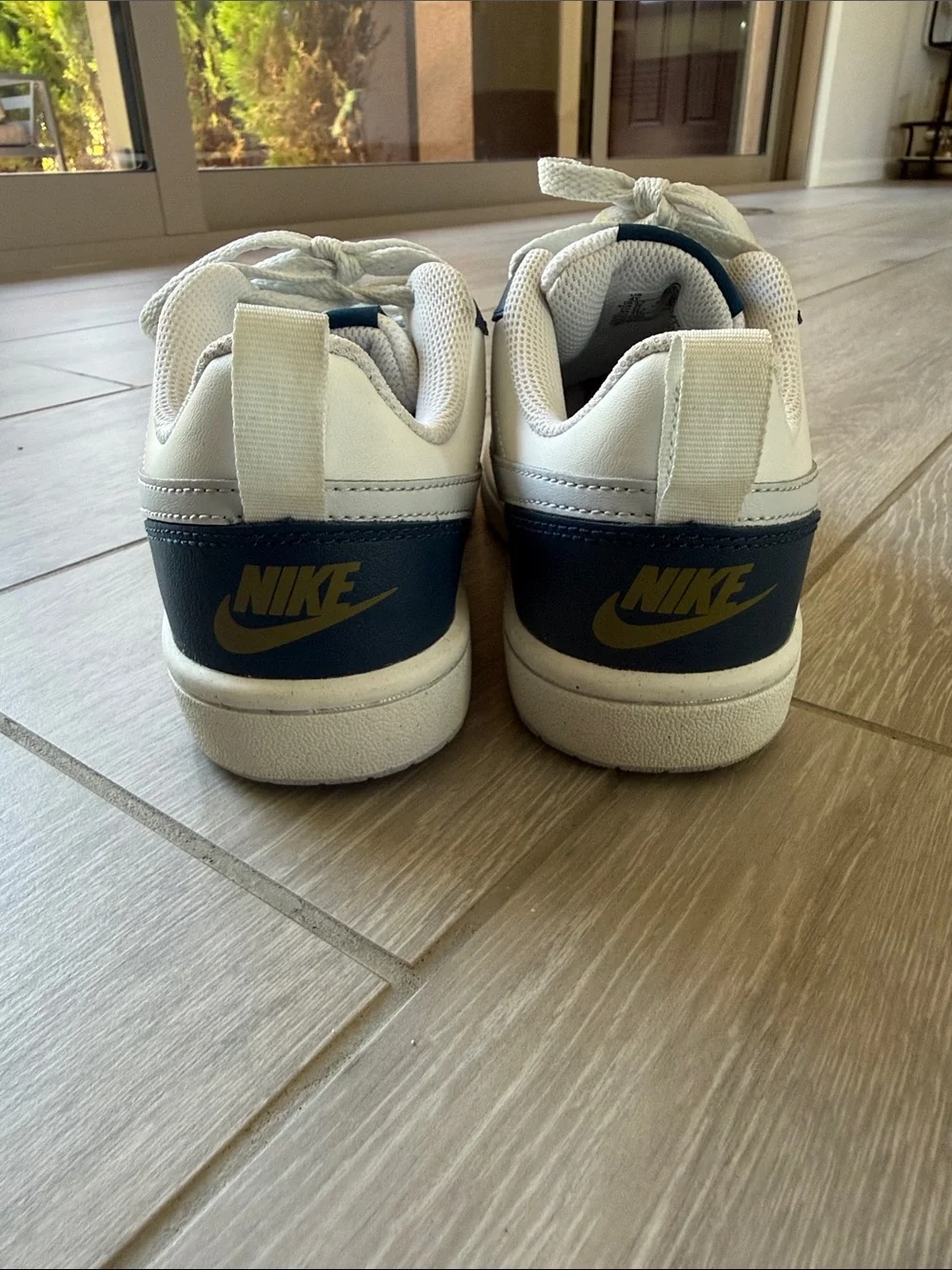 Youth Nike Court Borough Low (Big Kids 4)